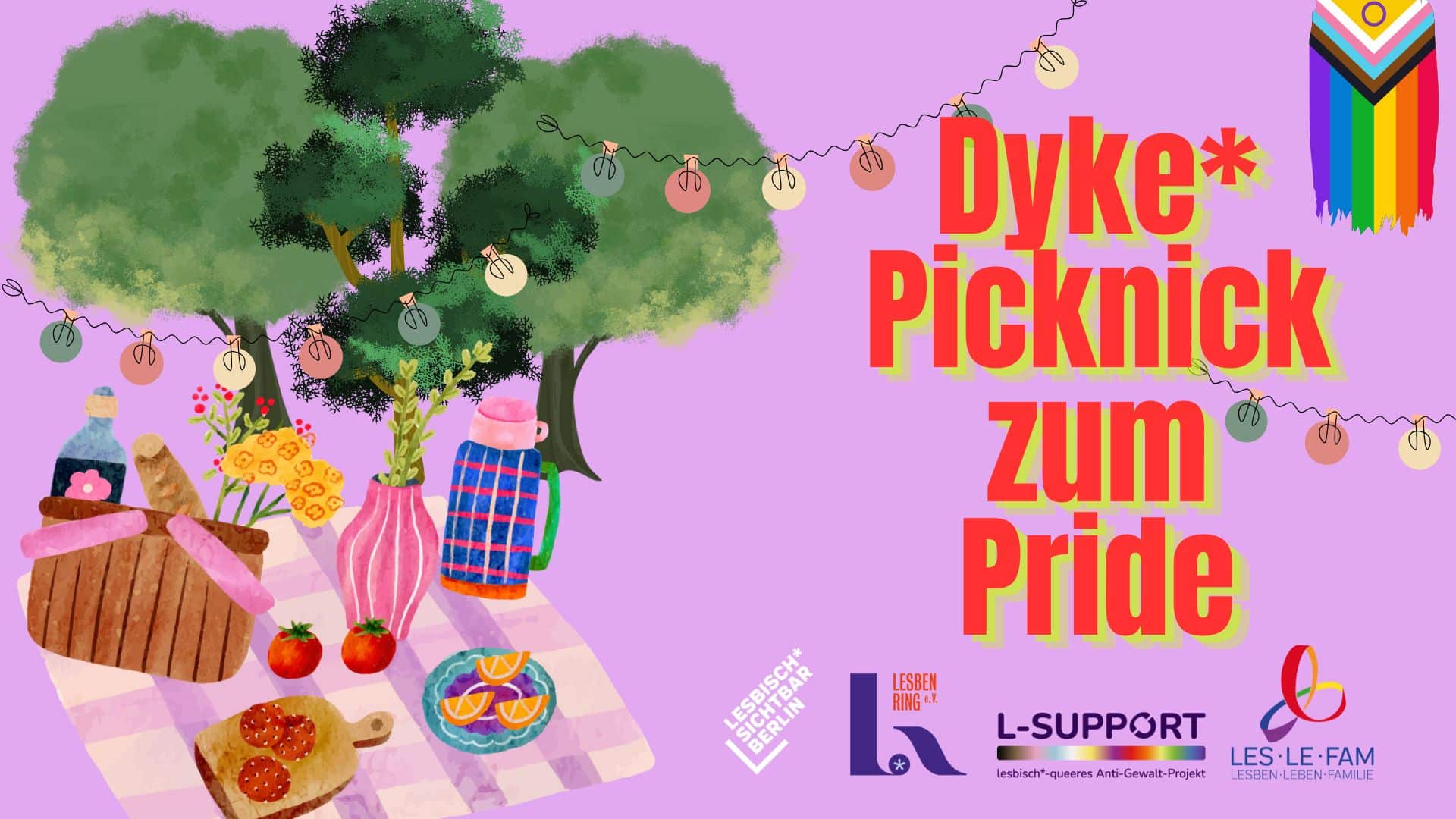 Dyke* Picknick zum Pride im Treptower Park